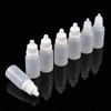 supershop 50 PCS Plastic Dropper Bottle Drop Bottles Empty Squeezable