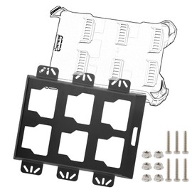 Mounting Plate Compatible with Milwauke-e Packout, 50Lbs Load Capacity for Tool Storage and Organization System(Color:Black)