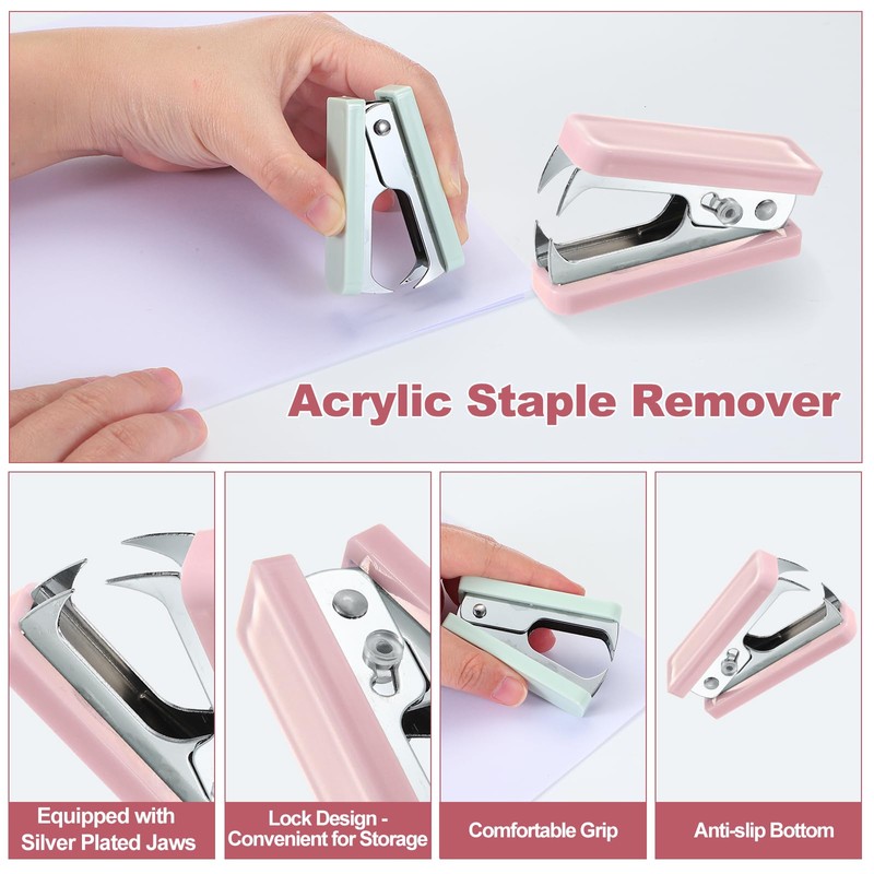 PATIKIL Acrylic Staple Remover, Heavy Duty Staple Puller Removal Tool