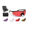 BERTONI Shooting Tactical Glasses 4 Interchangeable Lenses and Carrying Case