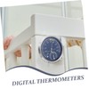 ULTECHNOVO Stainless Steel Thermohygrometer Digital Thermometer Precision Barometer Wireless Sauna