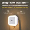 XINWEI Smart Auto-Dimming Square LED Night Light Bedside Lamp (White