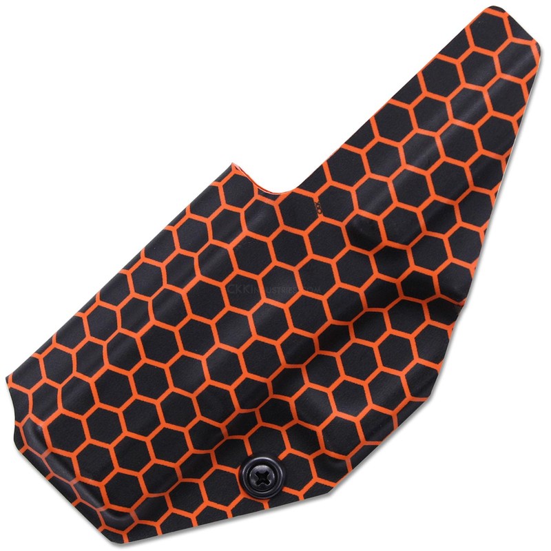 KYDEX Thermoform Sheet - (Honeycomb Camo) - (Hunter Orange/Black -