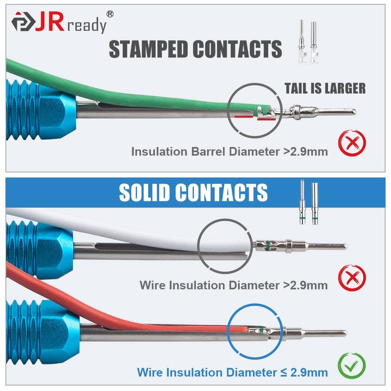 JRready Deutsch Terminal Removal Tool DRK-16DT,Connector Release Tool for Deutsch