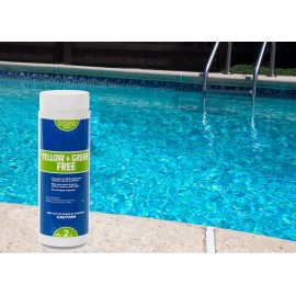 n/a Yellow & Green to Clear Swimming Pool Algaecide Chemical Remover - 2 lb Bottle