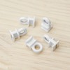 90 PCS Curtain Track Gliders – Plastic Curtain Rollers with