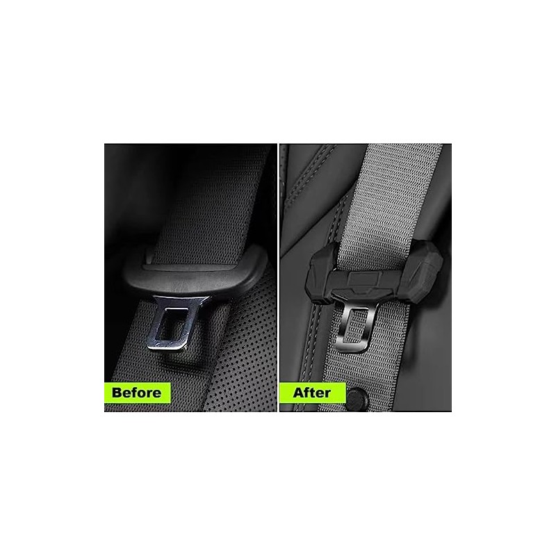 HANNHAI Car Universal Seat Belt Clips Cover,Seat Belt Buckle Protector