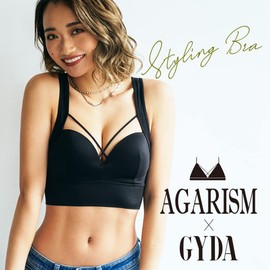 AGARISM GYDA Up Me Styling Bra, Black