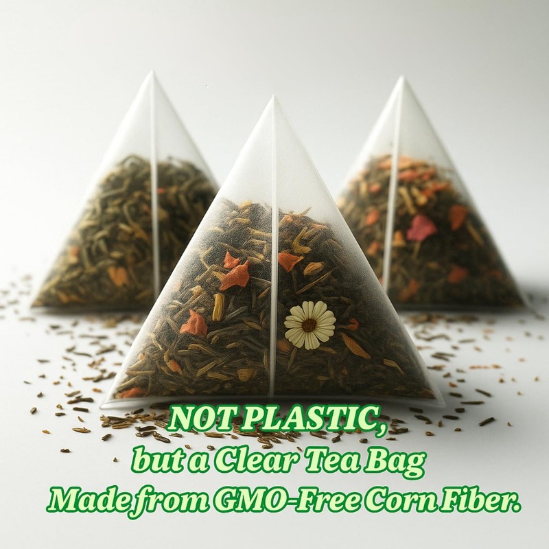 Tozzy Organic Mullein Tea – 100 Count, Plant-Based Pyramid Tea