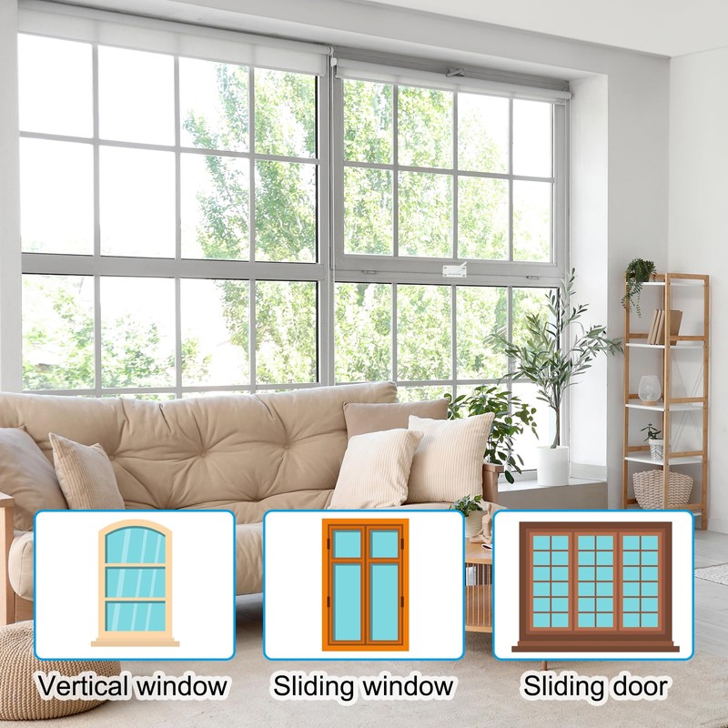 PATIKIL Window Sash Locks, 4pack Zinc Alloy Cam Action Window