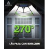 Importeek Lampara Reflector Solar Luz Led Jardin Exterior Pared Sensor