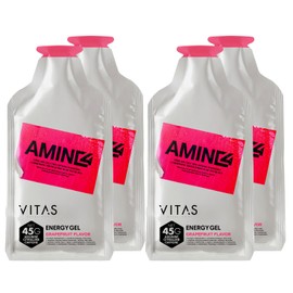 VITAS (バイタス) AMINO4 ENERGYGEL グレープフルーツフレーバー 45ｇ×4個セット