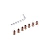 SBRRAIL 50 PCS 3/8-16 Threaded Inserts for Wood Furniture Screw,Steel
