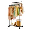 Sakugi Clothes Rack - Double Rods Clothing Rack with Mesh
