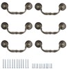 Fanruier 6PC Nostalgic Chic Drawer Drooping Guardrail Dresser Drawer Handles