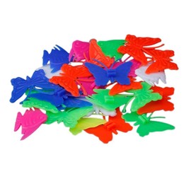 Funny live Bike Spoke Decorations, Colorful Bike Wheel Spokes Plastic Clip Bead, Kids Bike Accessories, Fun Gifts for Kids & Adults (Butterfly + Fish 48 Pcs)