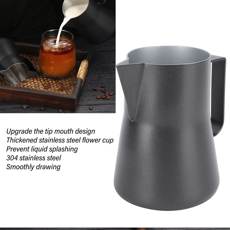 550ml Milk Frothing Pitcher 304 Stainless Steel Tip Mouth Milk