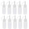 Jindizi Needle Tip Glue Bottles, 10PCS Plastic Precision Tip Applicator