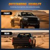 Nilight 144 LED Strobe Traffic Advisor Light Bar Amber White
