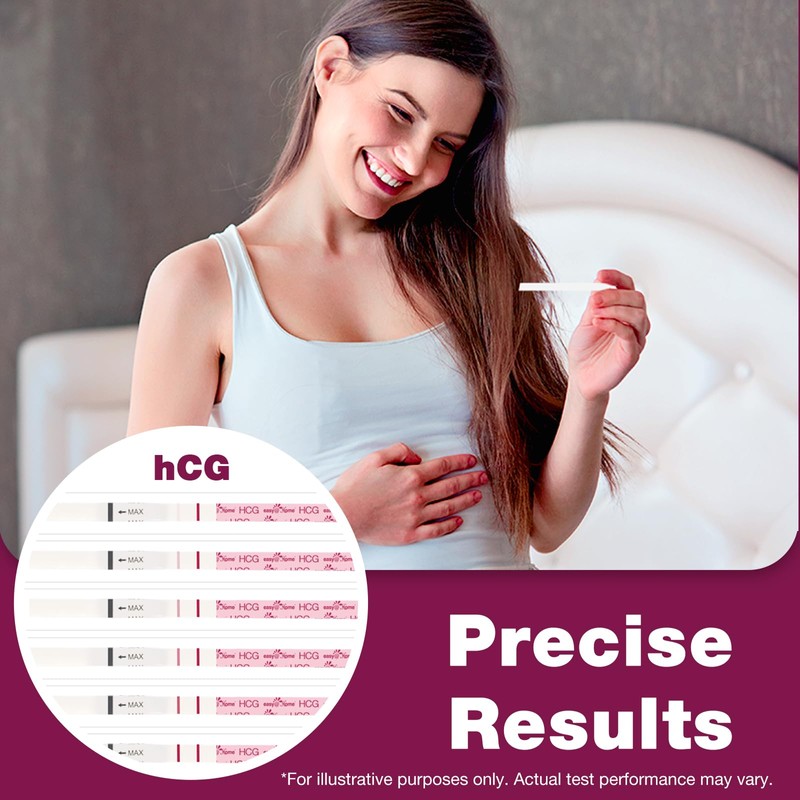 Easy@Home Pregnancy Test Strips: 20 Bulk Pregnancy Strips, Early Detection