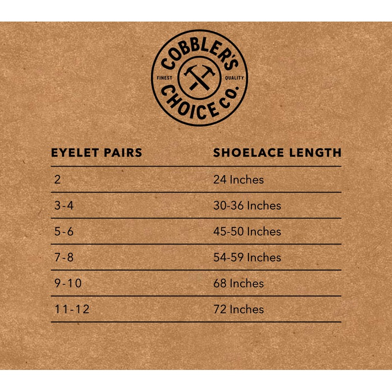 Premium Flat Waxed Cotton Boot Laces - Cobbler's Choice Shoe