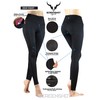 SCREENSHOT-L81901N Women Compression Yoga Pants High Waist Leggings-New Black-Large