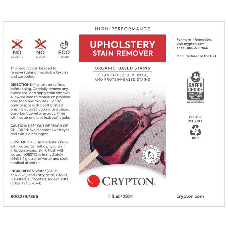Crypton Upholstery Gold and Purple Stain Remover Kit with Odor