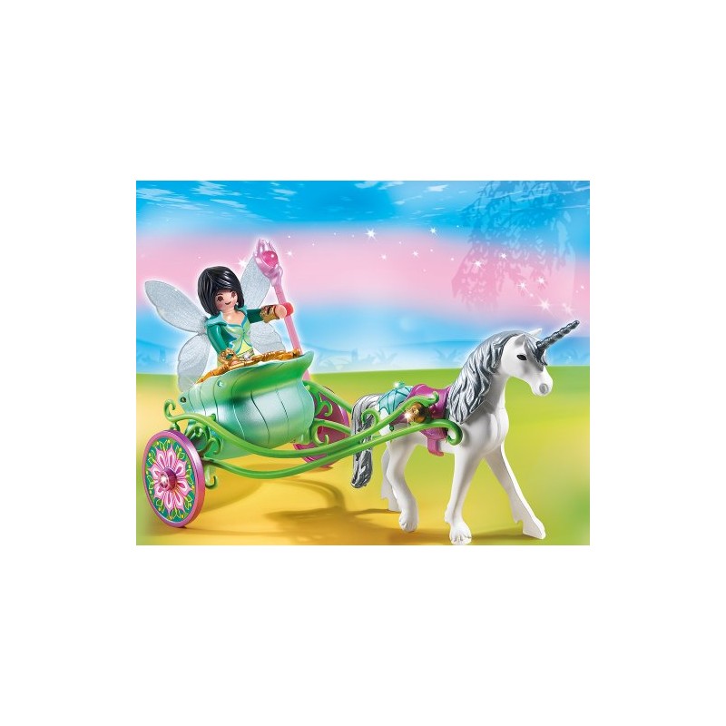 Playmobil 5446 Unicorn Carriage with Butterfly Fairy