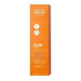 ANNEMARIE BÖRLIND Sun Care Sun Fluid SPF 20 (125 ml) - Provides Professional Protection Against Harmful UV Rays, Provides Intensive Moisture, Vegan