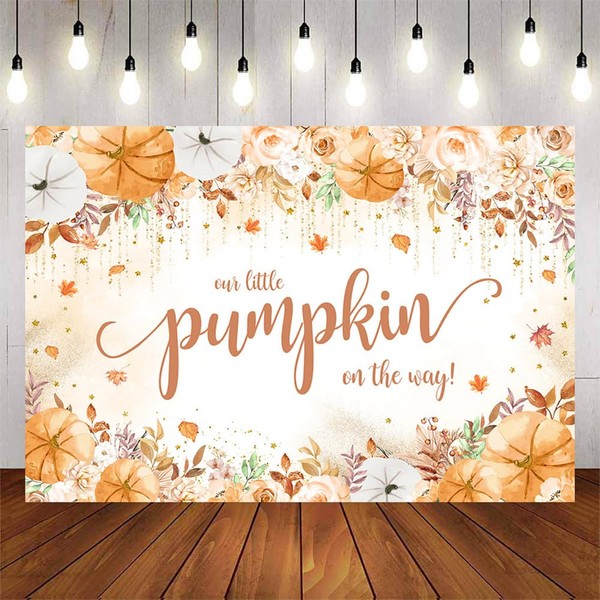 Aprophic Pumpkin Baby Shower Decorations - Fall Baby Shower Banner