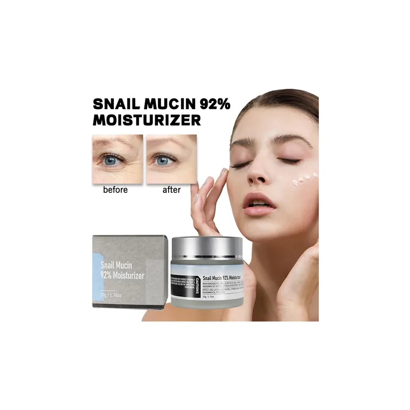 Crema Hidratante Facial Diaria Con Mucina De Caracol, Crema