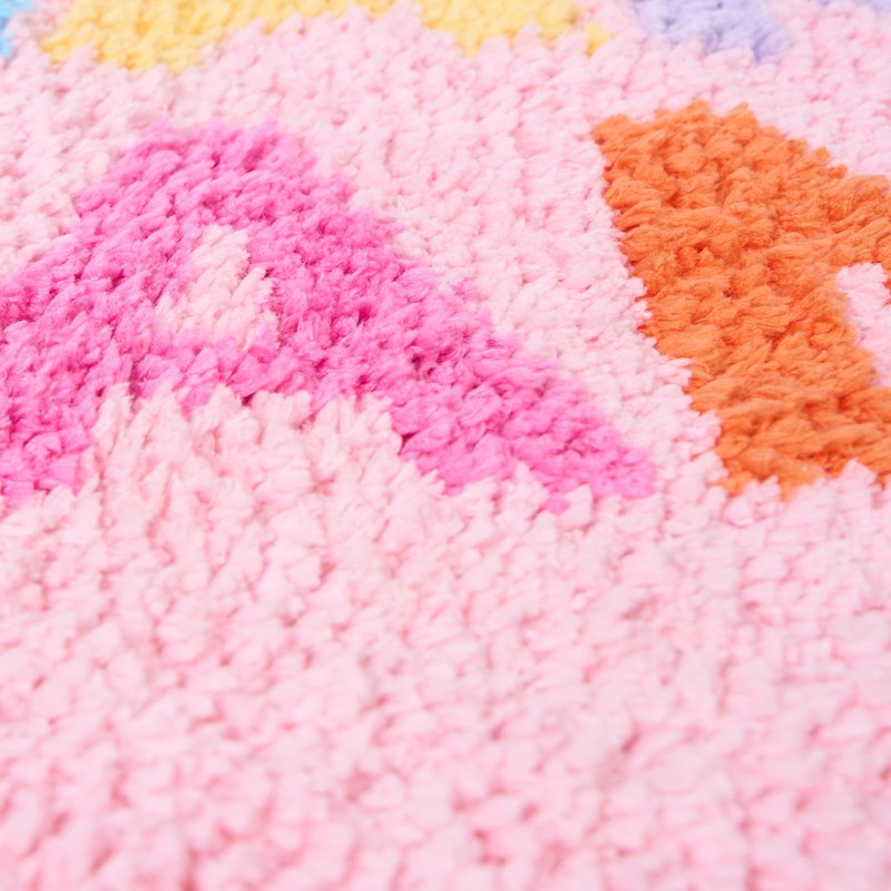 OHS Bath Mat For Bathroom Squeaky Clean Tufted Texture, Non