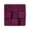 3D Cubes Acoustic Wall Panel (Plum) by Uplift Desk