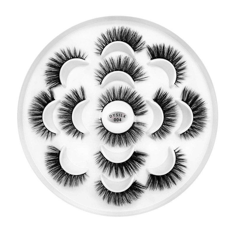 DYSILK Mink Lashes Fluffy Eyelashes - False Eyelashes 7 Pairs