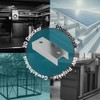 VOOXA Aluminium C Profile Connector 45 x 25 x 100