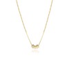HANLI Gold Pendant Trendy Necklace for Women - 14K Gold