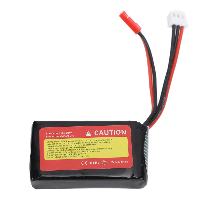 RC Receiver Lithium Battery 1000mAh 8C 6.6V RC Aircraft Remote