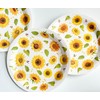 NOVIPEROW 7 Inch Disposable Plates, 50 Pcs Cute Paper Plates,