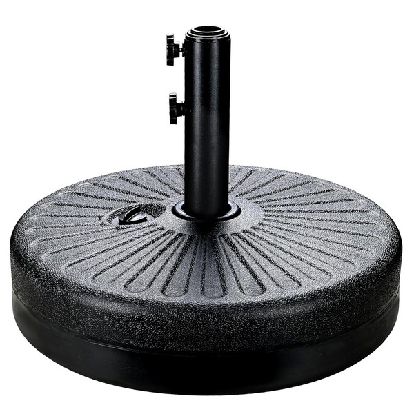 InfiniPower 50lbs 20" Capacity Fillable Heavy Duty Umbrella Round Base
