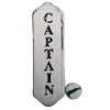 Nautical Tropical Captain Door Knocker Cast Iron with Distressed White Finish