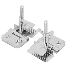 Pack of 2 Clamp Screen Printing Hinge, Zinc Alloy Metal Butterfly Frame Hinge Clamp, Mounting Screen Frame for DIY Hobby Tool, Silver