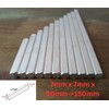 7mm Solid Steel Spindle Bar for Door UPVC Windows Size