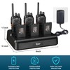 TIDRADIO Walkie Talkies Long Range Two Way Radios with 6-Way