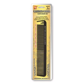 Carbon Comb 3mm (Length: 220mm Width: 38mm Thickness: 3mm, Hook Wide Teeth Styling Comb)