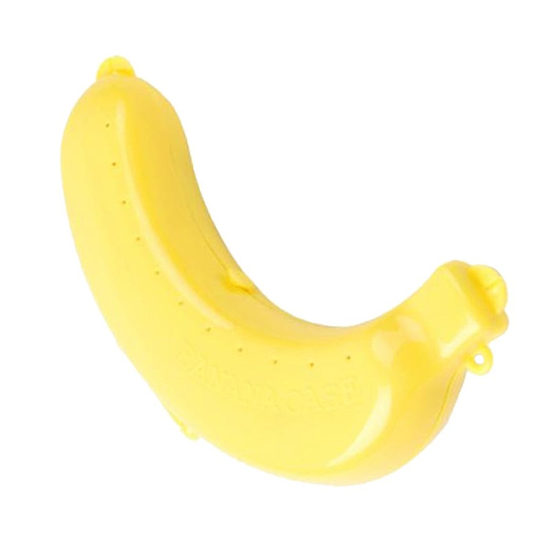 Banana Protector Case Carrier for Camping Work School Use-Yellow, One