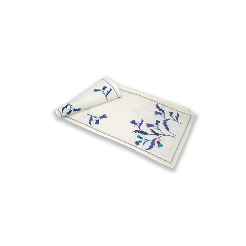 Justina Claire Table Runner (Large) in a Scottish Thistle Bute