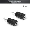 Fielect 2.5mm Male to 3.5mm Female Stereo Audio Jack Adapter