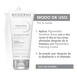 Bioderma Pigmentbio Sensitive Areas Crema Iluminadora Zonas Delicadas, 75 ml