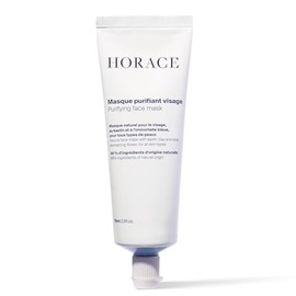 HORACE Mascarilla Facial Purificante Para Hombre - Limpieza Facial Profunda Con Arcilla De Caolín Y Flor De Siempreviva Azul - Cuidado Facial Que Refi
