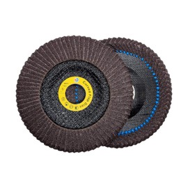 WA 5PACK - 5" x7/8" Curved Edge 120# Calcined Alumina Flap Disc for Fillet Weld, for Angle Grinder, Abrasive Flap Wheels for Sanding, Stock and Rust Removal, Finishing, Grinding, Deburring (Grit 120)